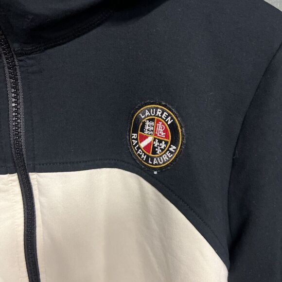 Ralph Lauren Women’s White Zip Up Hoodie Sweatshirt Size XL - Picture 2 of 4